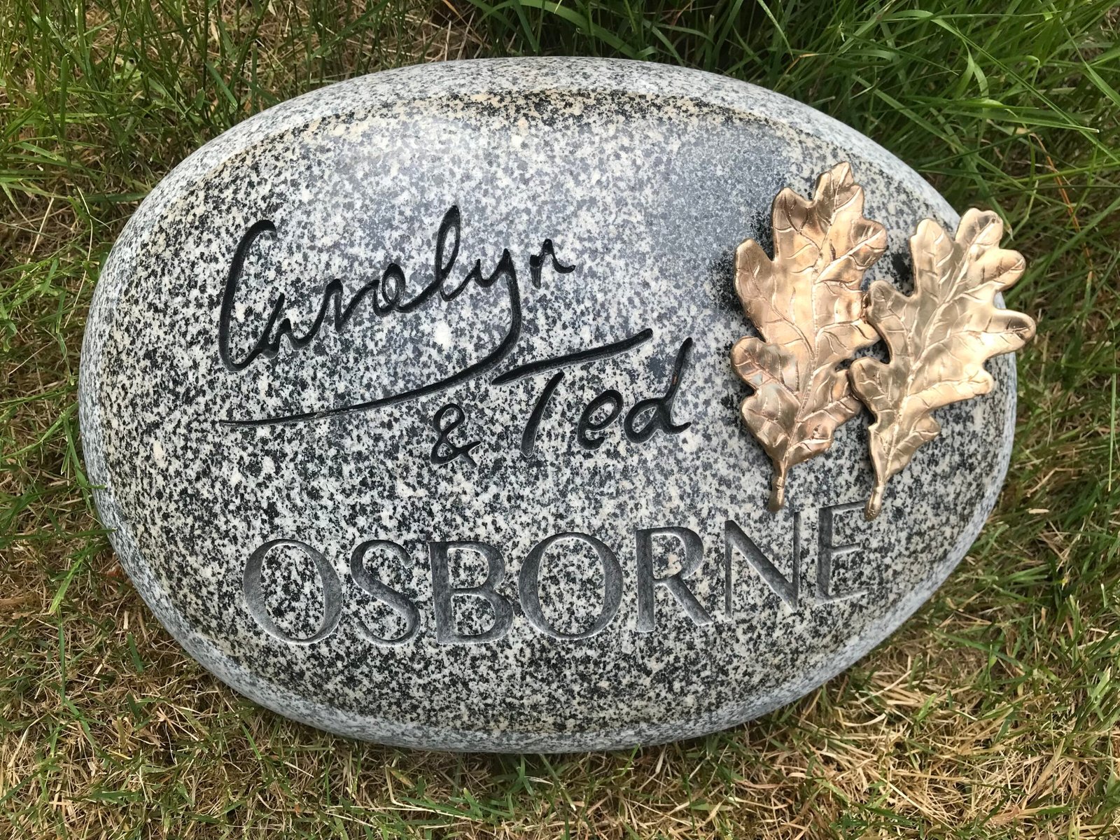 Engraved Stone Monument